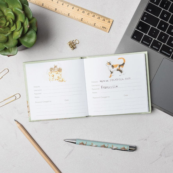 Wrendale Designs 'New Beginnings' Hedgehog Password Book