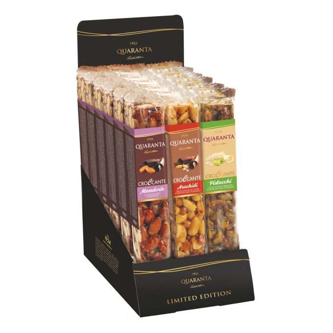 Quaranta Chocolate Base Brittle Bars