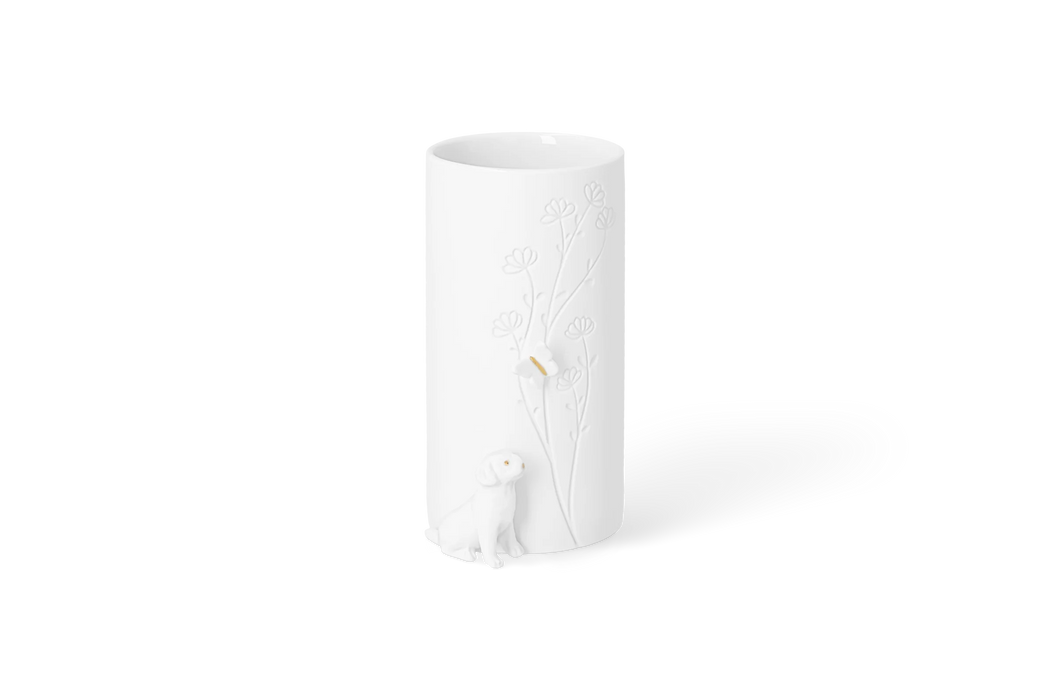 Räder Dog Sitting Vase