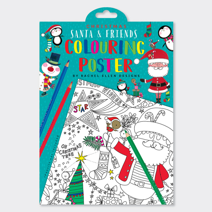 Rachel Ellen Colouring Posters – Christmas
