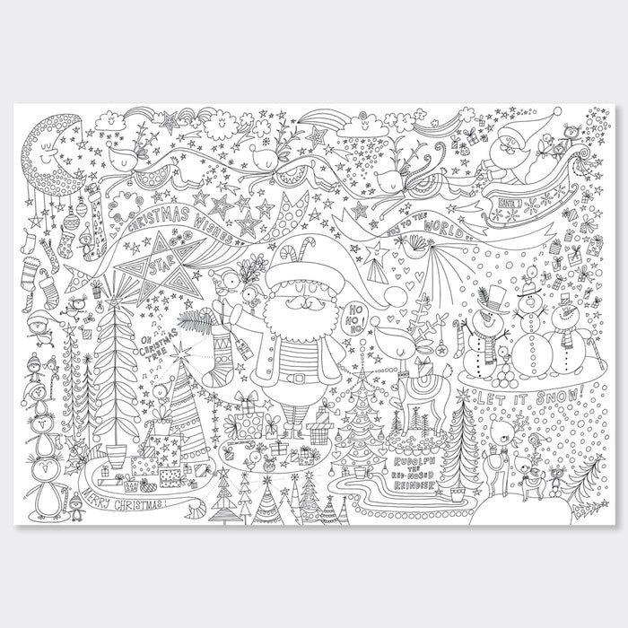 Rachel Ellen Colouring Posters – Christmas