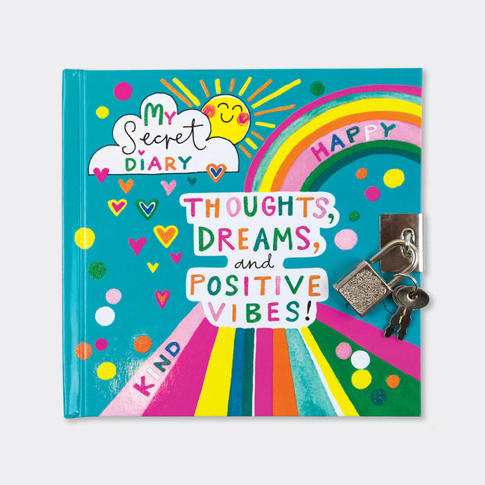 Rachel Ellen Lockable Secret Diary - Positive Vibes