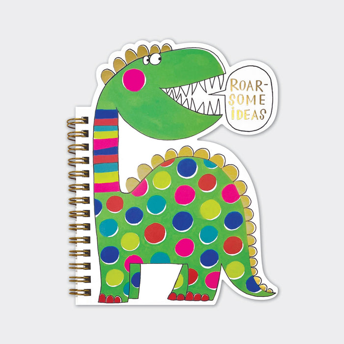 Rachel Ellen Roar-some Dinosaur Shaped Wire Bound Notebook