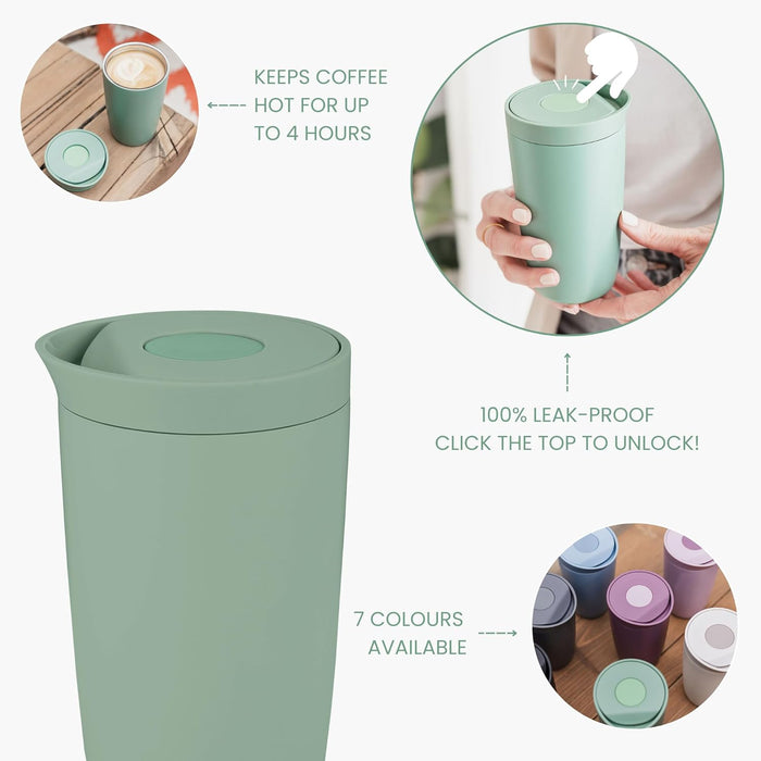 Radius Travel Cup In Sage Green