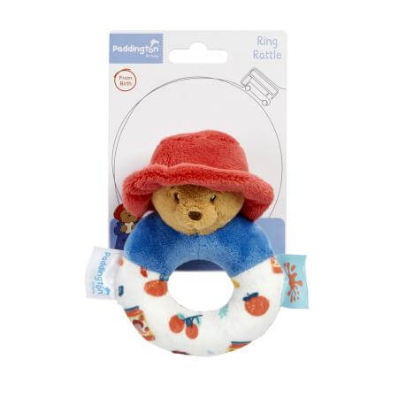 Rainbow Designs Paddington Baby Ring Rattle