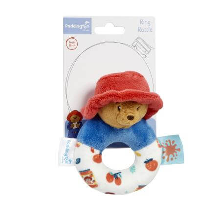 Rainbow Designs Paddington Baby Ring Rattle