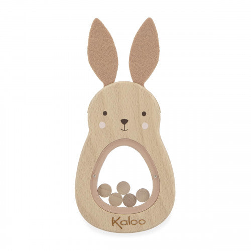 Kaloo Rattle for his wooden rabbit