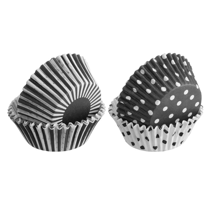 The Rayware Group Set Of 100 Mixed Monochrome Cupcake Cases