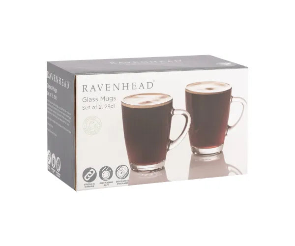 The Rayware Group Entertain Mugs Set Of 2 x 28cl