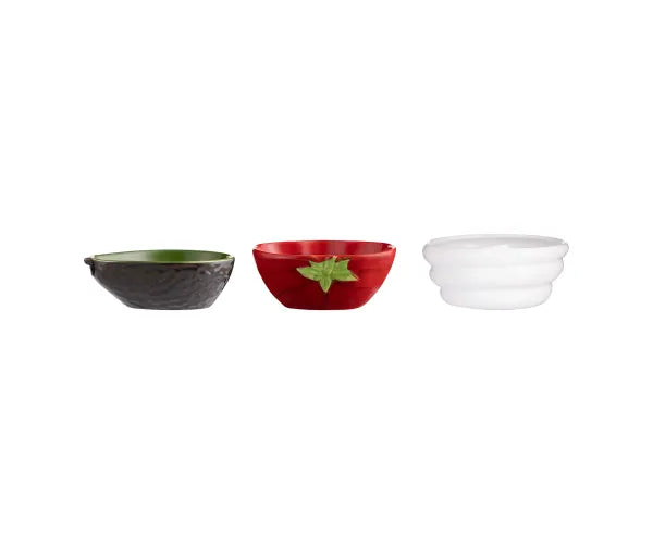 The Rayware Group World Foods Set Of 3 Fajita Dip Bowls