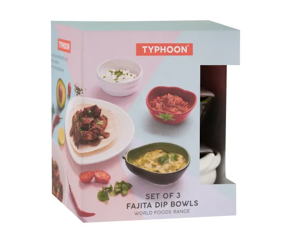 The Rayware Group World Foods Set Of 3 Fajita Dip Bowls