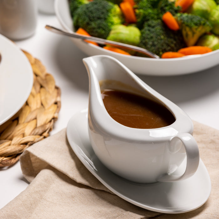 The Rayware Group Simplicity Gravy Boat And Saucer