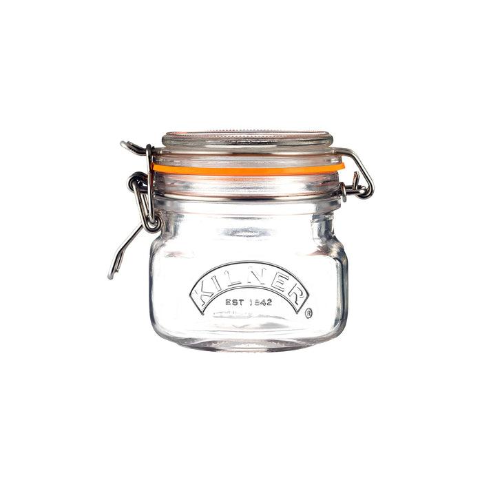 The Rayware Group Clip Top Square Jar 0.5 Litre