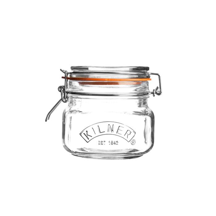 The Rayware Group Clip Top Square Jar 0.5 Litre