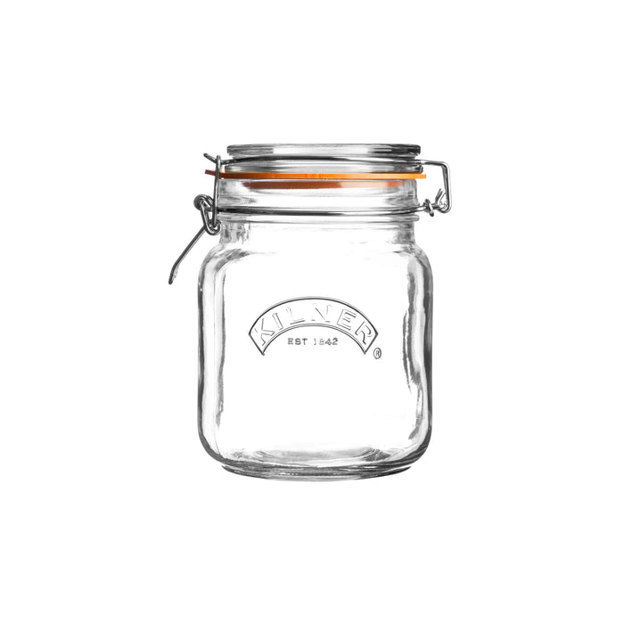 The Rayware Group Clip Top Square Jar 1 Litre