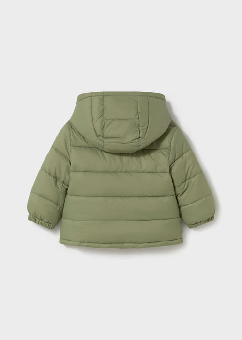 Mayoral Boys Reversible Soft Coat In Bayleaf