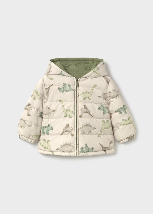 Mayoral Boys Reversible Soft Coat In Bayleaf