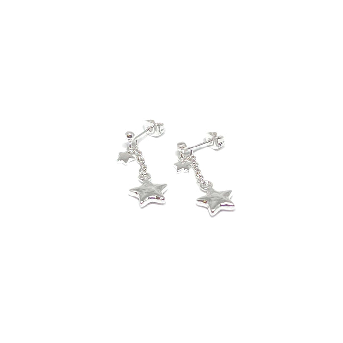 Clementine Rio Star Earrings - Silver