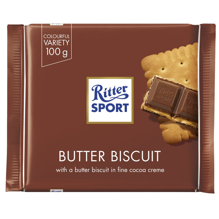 Ritter Sport Milk Chocolate Butter Biscuit Bar