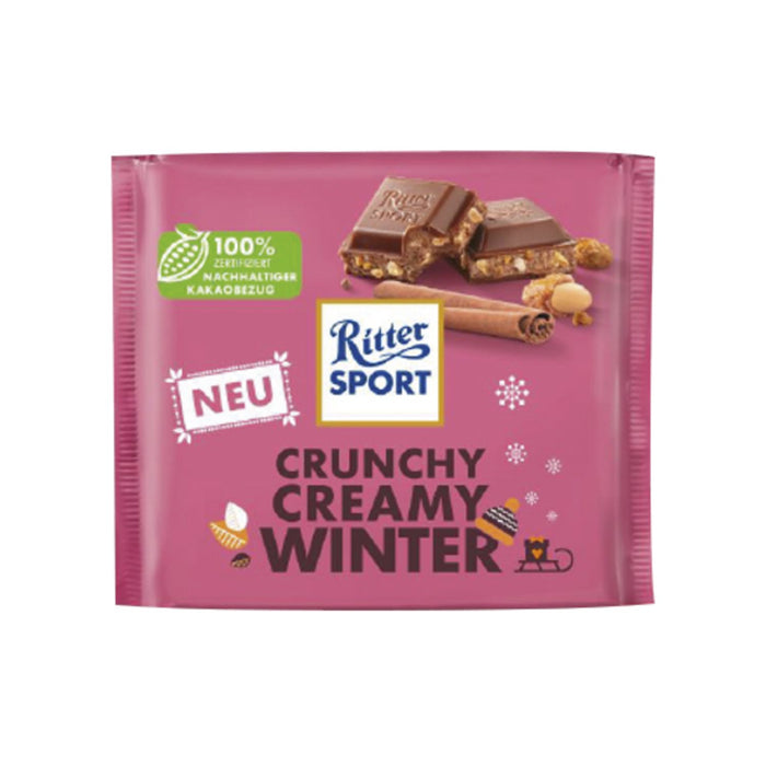Ritter Sport Crunchy Creamy Winter Biscuit Bar