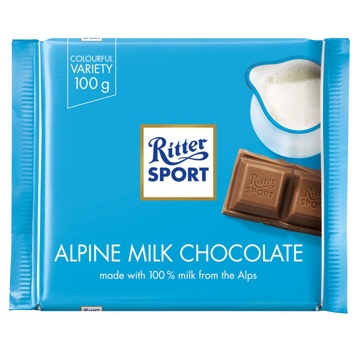 Ritter Sport Alpine Milk Chocolate Biscuit Bar