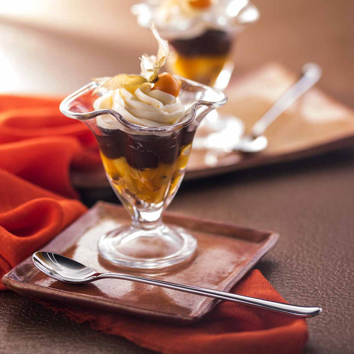 Robert Welch Kingham Bright Long Handled Spoon Set Of 4