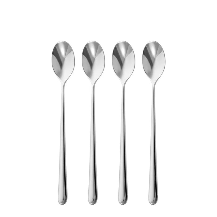 Robert Welch Kingham Bright Long Handled Spoon Set Of 4