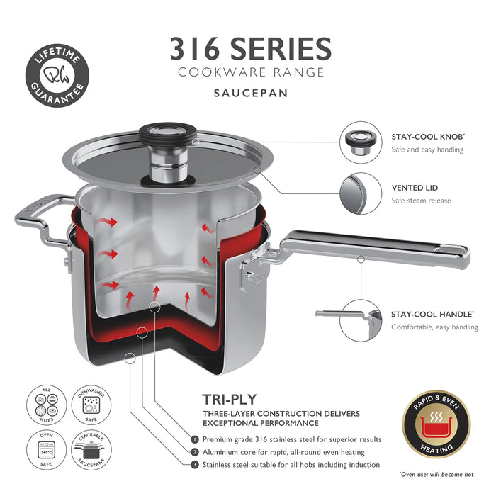 Robert Welch Saucepan 14cm / 1.2L