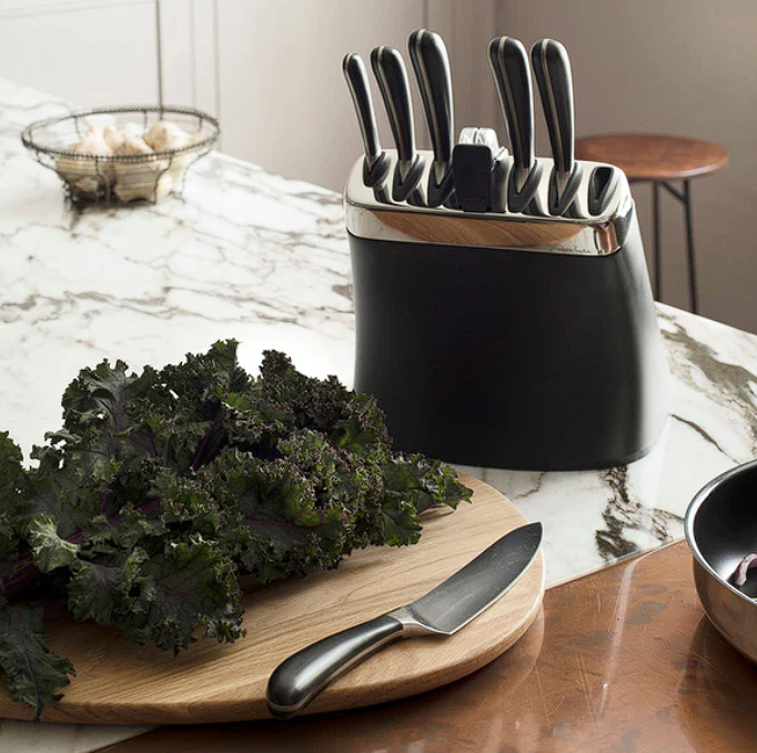 Robert Welch Signature Knife Block Set with Sharpener