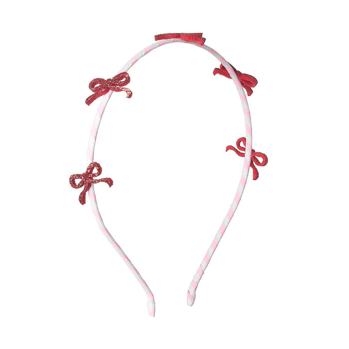 Rockahula Candy Stripe Glitter Bow Headband
