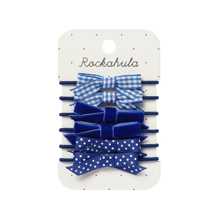 Rockahula School Bow Clip Set Blue