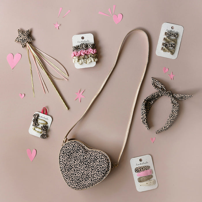 Rockahula Leopard Fabric Clip Set