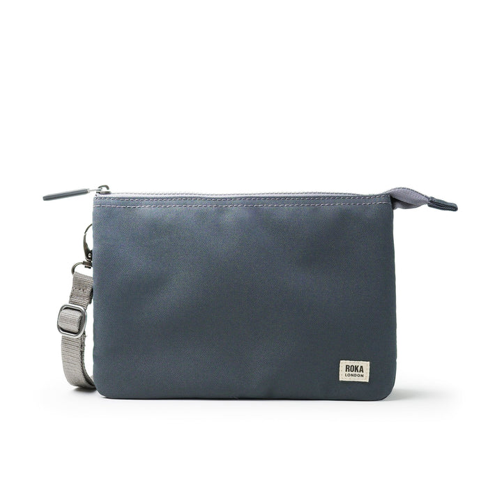 ROKA Carnaby Crossbody XL Smoke Canvas Bag