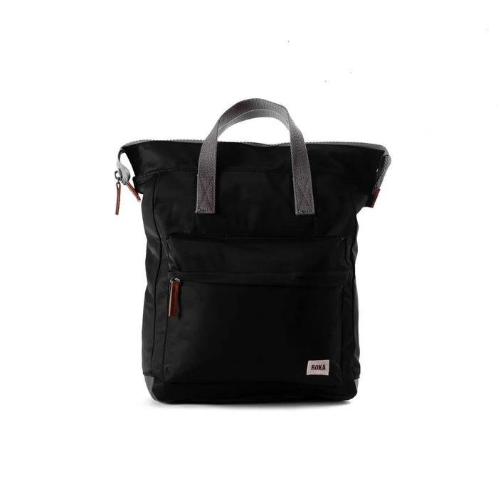 ROKA Bantry B Medium Black Recycled Nylon Bag