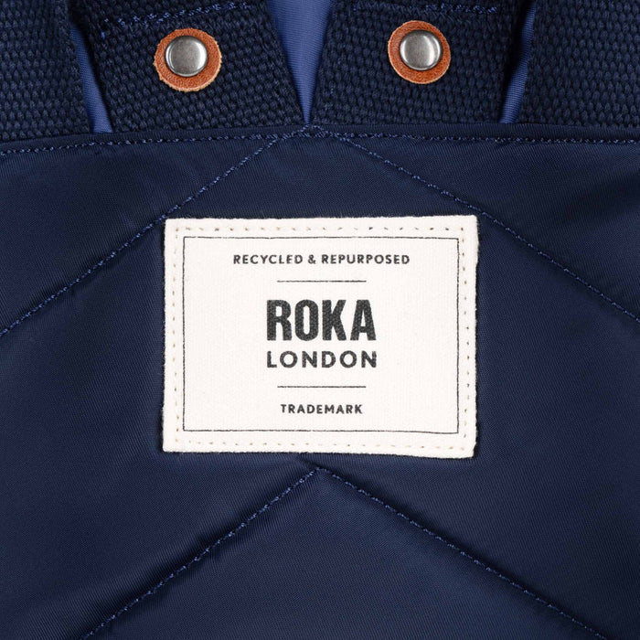 ROKA Bantry B Canvas Indigo Tonal Small Backpack