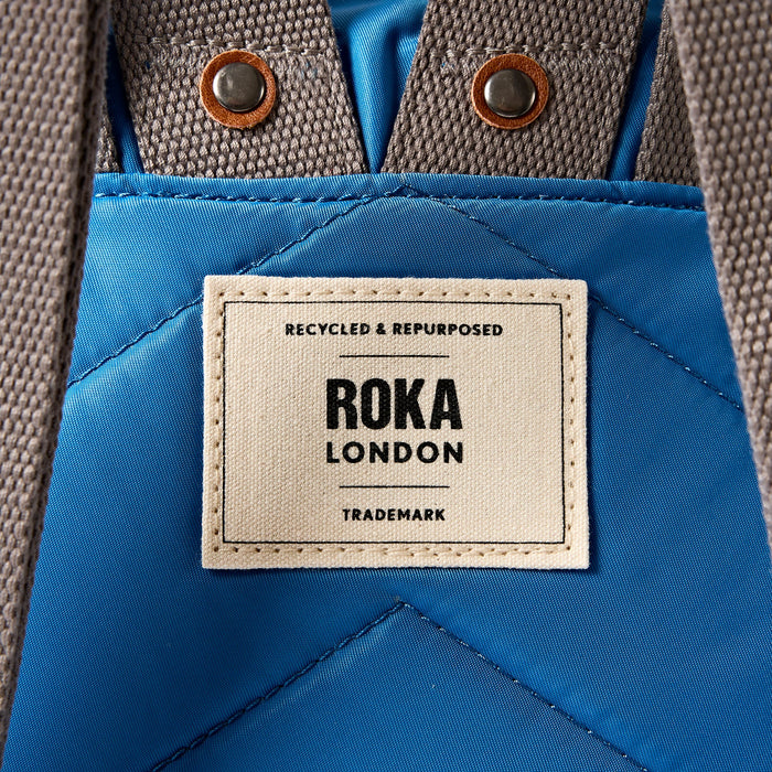 ROKA Bantry B Canvas Malibu Blue Small Backpack