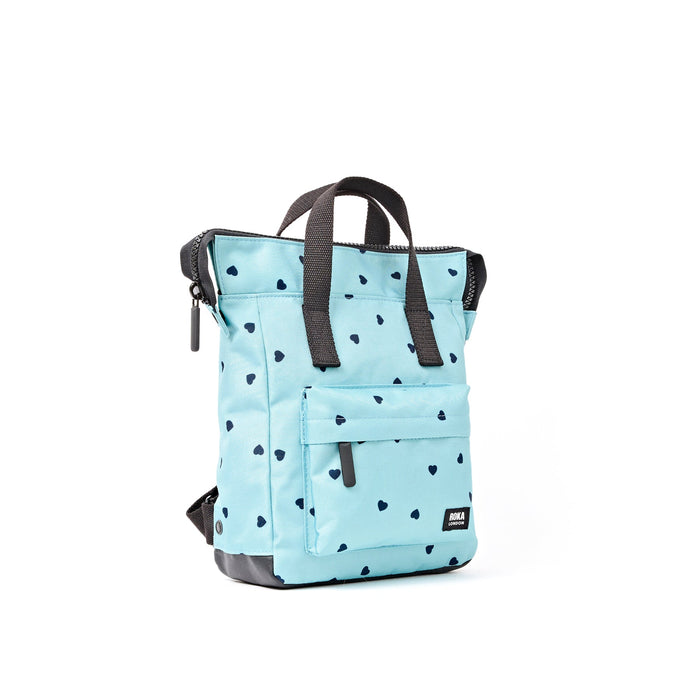 ROKA Bantry B Canvas Heart Print Small Backpack