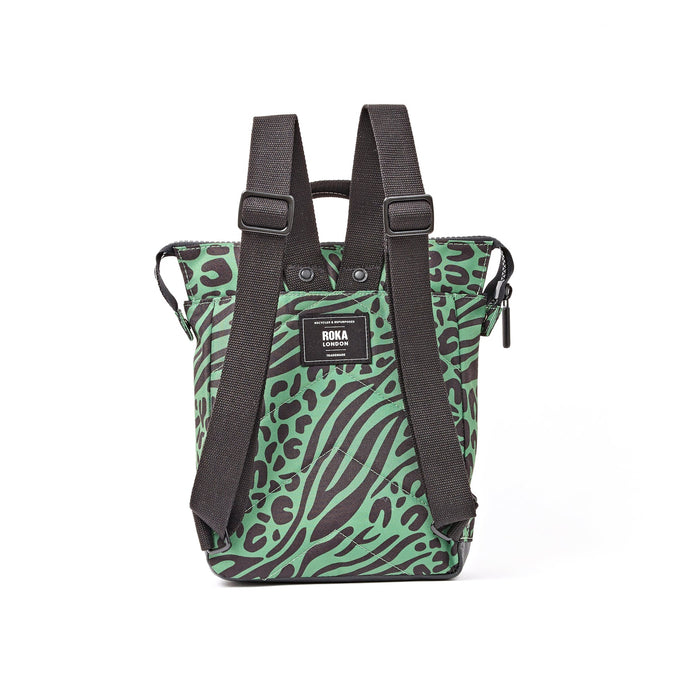 ROKA Bantry B Canvas Mixed Animal Artichoke Small Backpack