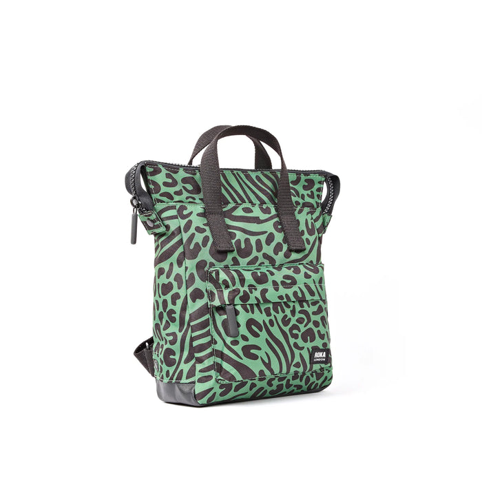 ROKA Bantry B Canvas Mixed Animal Artichoke Small Backpack