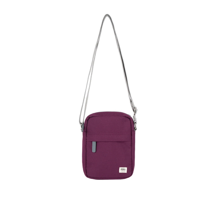 ROKA Bond Cherry Lacquer Recycled Canvas Pocket Crossbody Bag
