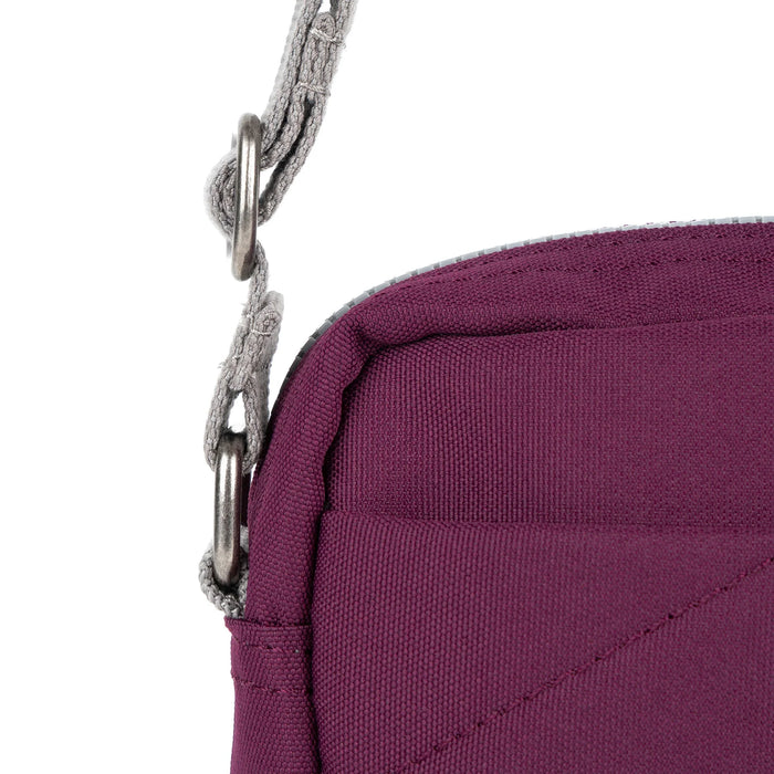 ROKA Bond Cherry Lacquer Recycled Canvas Pocket Crossbody Bag