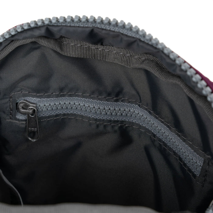 ROKA Bond Cherry Lacquer Recycled Canvas Pocket Crossbody Bag