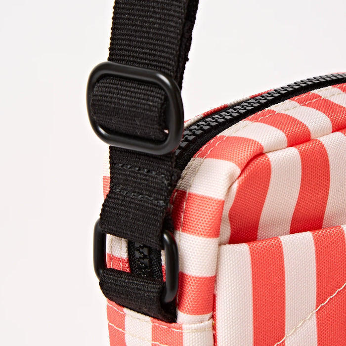 ROKA Bond Pocket Crossbody Bag in Coral Stripe