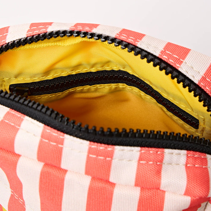 ROKA Bond Pocket Crossbody Bag in Coral Stripe