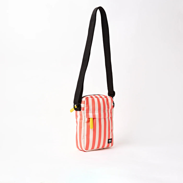 ROKA Bond Pocket Crossbody Bag in Coral Stripe