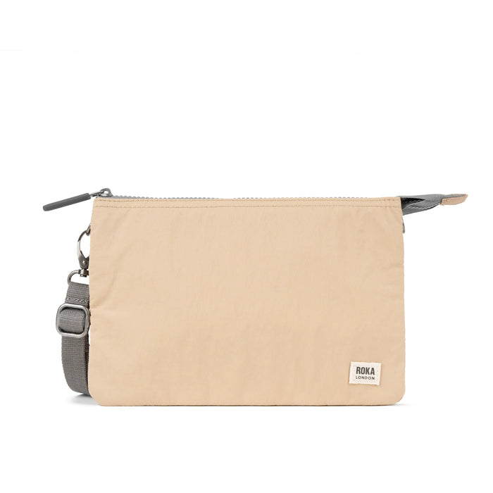 ROKA Carnaby Crossbody XL Biscotti Canvas Bag