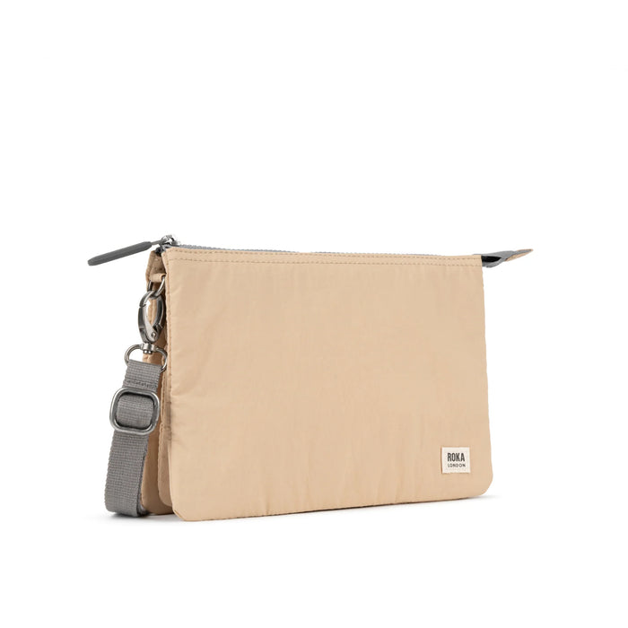 ROKA Carnaby Crossbody XL Biscotti Canvas Bag