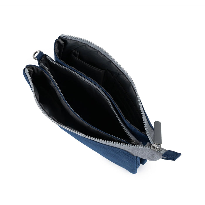 ROKA Carnaby Crossbody Crisp Blue Recycled Canvas