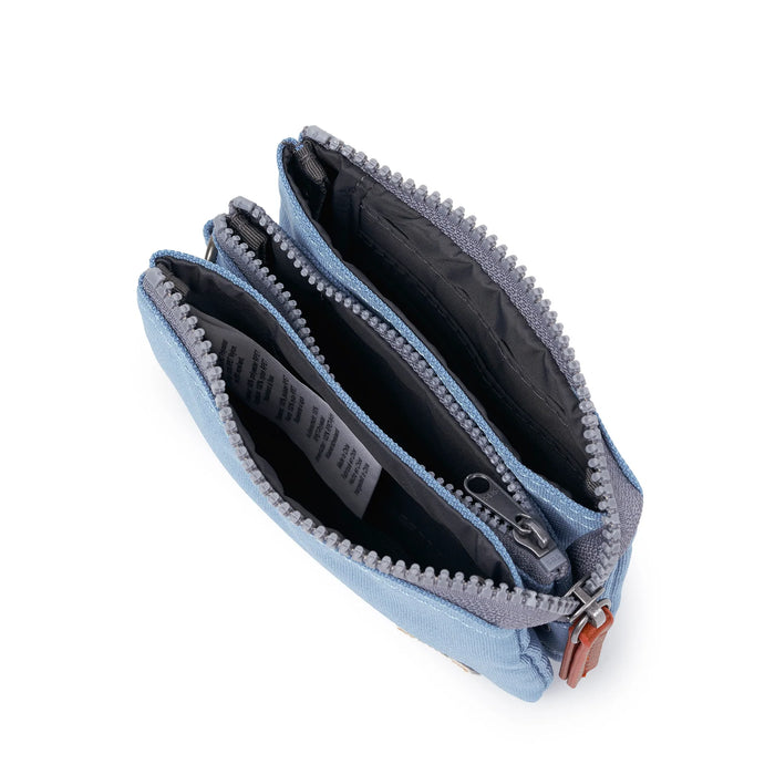 ROKA Carnaby Crossbody Retro Blue Recycled Canvas