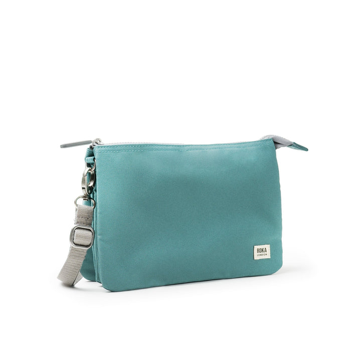 ROKA Carnaby Crossbody Sage Recycled Canvas